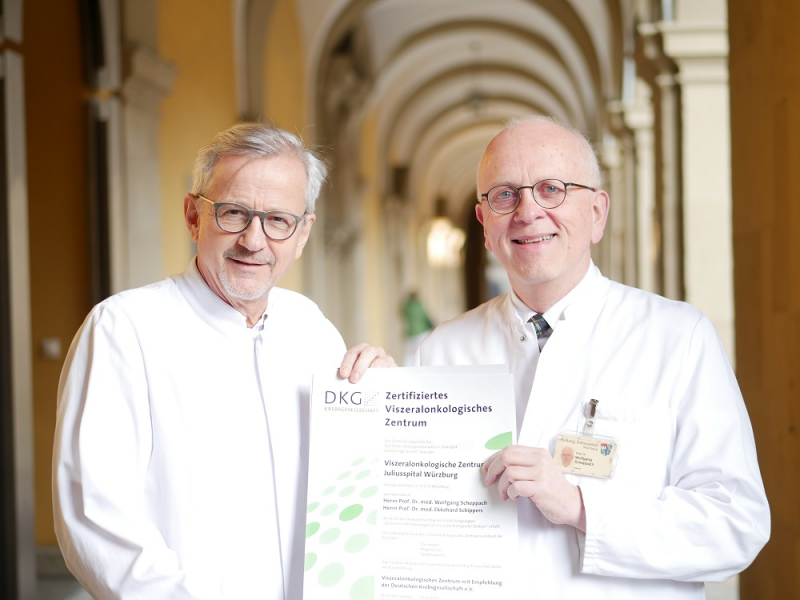 Viszeralonkologisches Zentrum Juliusspital: Erfolgreiche Zertifizierung für Magenkrebs