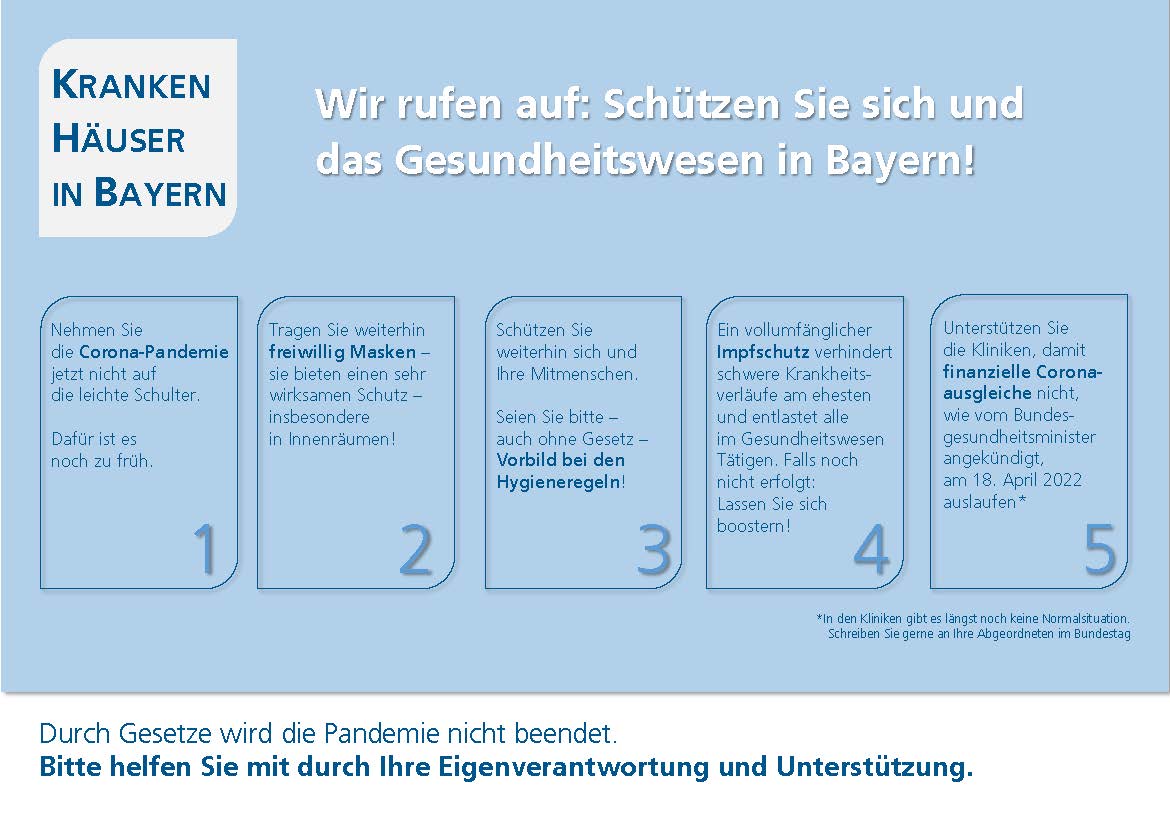 KWM bittet Bevölkerung um Eigenverantwortung und Unterstützung