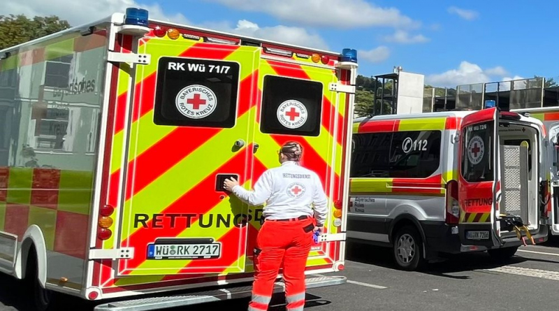 Das KWM ist Teil der bisher größten Einsatzübung der Würzburger Rettungskräfte am Neuen Hafen