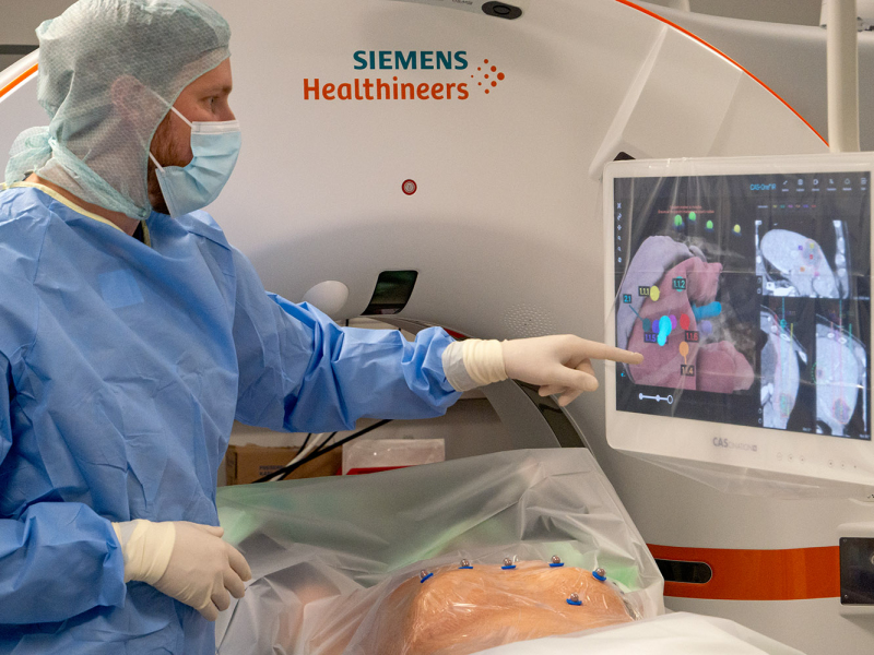 Premiere: Erste stereotaktische Elektrochemotherapie (ECT) in Franken durchgeführt