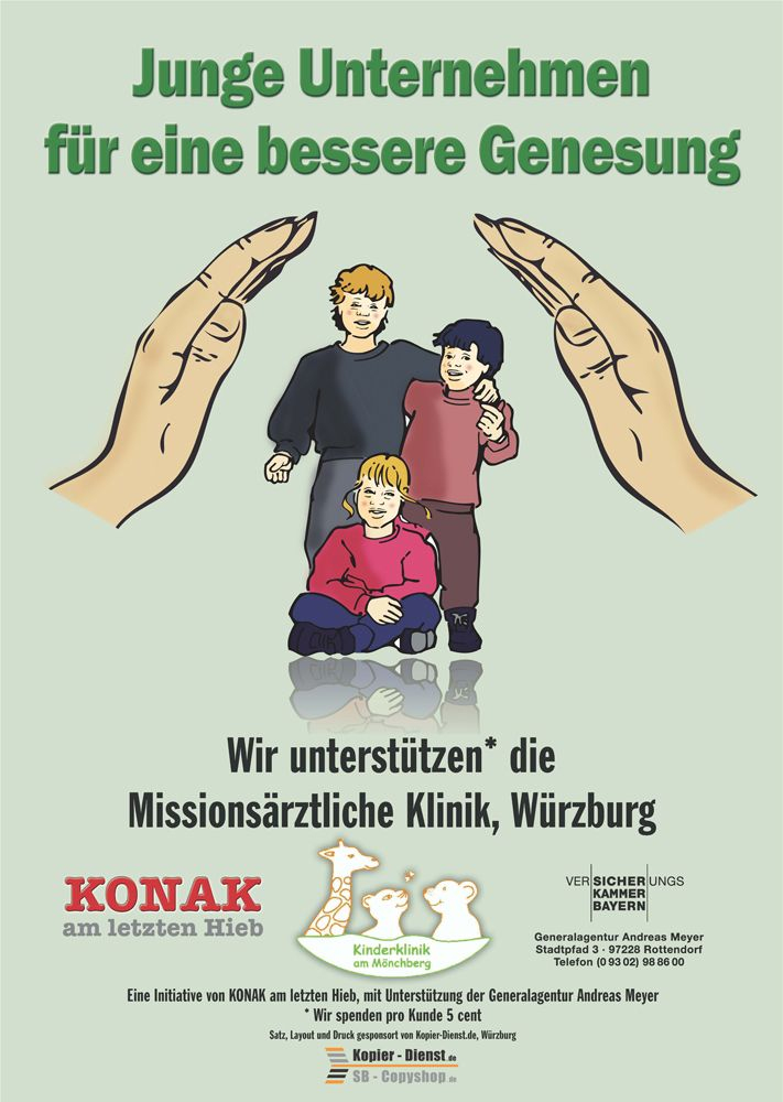 Lokaler Jungunternehmer sammelt für die Kinderklinik am Mönchberg
