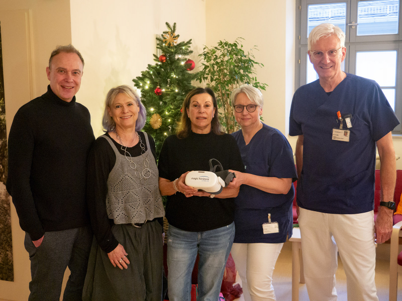 Virtuelle Naturerlebnisse für schwerkranke Patienten