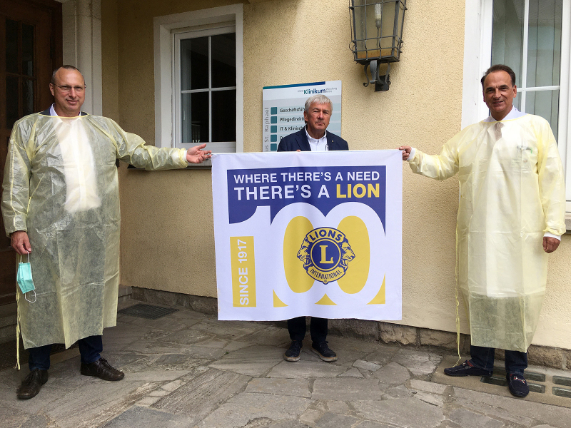 Lions Club spendet Schutzausrüstung