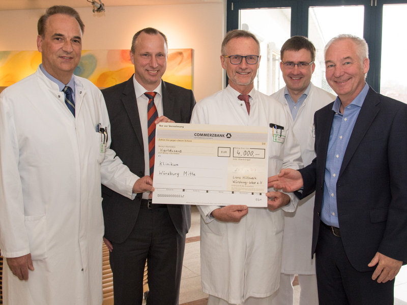 4.000,- Euro für die Lungenforschung der Missioklinik
